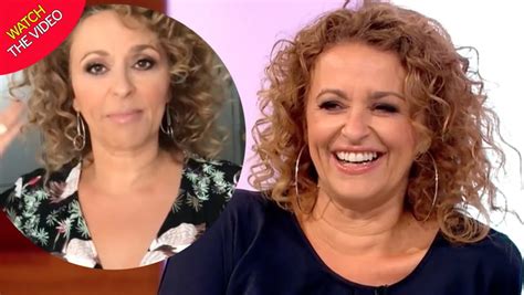 nadia nude|Nadia Sawalha goes completely naked for skinny dip